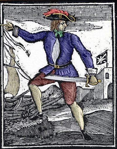 Representation of the Pirate Howell Davis, Active Around 1718-1719 by Unknown artist