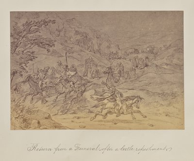 Return from a Funeral - After a Little Refreshment by Unknown artist