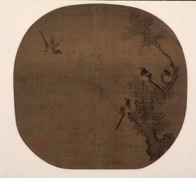 Returning Birds and Old Cypress by Unknown artist