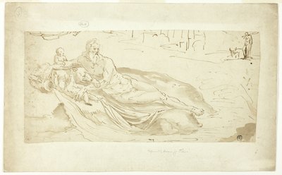 River Tiber, with Romulus and Remus by Unknown artist
