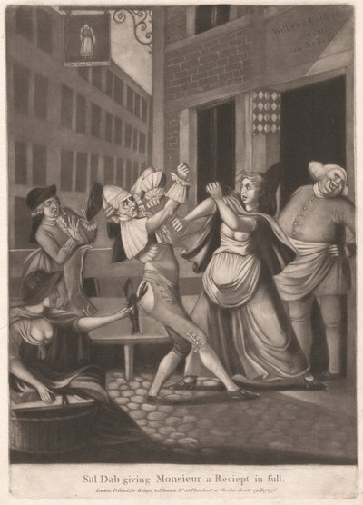 Sal Dab Giving Monsieur a Receipt in Full by Unknown artist
