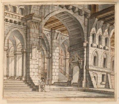 Stage Design, Palace Interior by Unknown artist