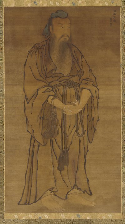 Standing figure of Lü Dongbin by Unknown artist