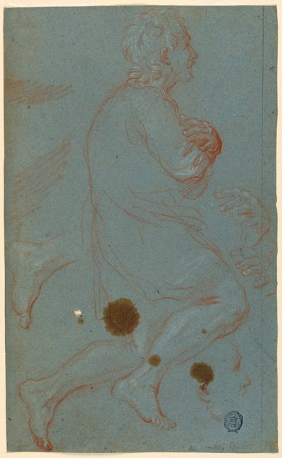 Studies probably for an Adoration of the Shepherds by Unknown artist