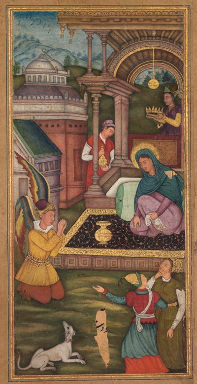 The Annunciation, from a Mirror of Holiness of Father Jerome Xavier by Unknown artist