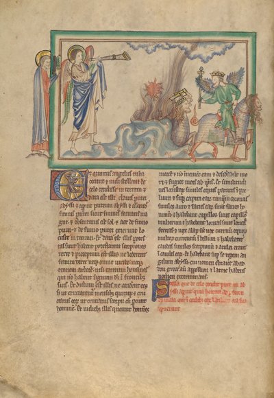 The Fifth Trumpet: The Angel of Destruction and the Locusts by Unknown artist