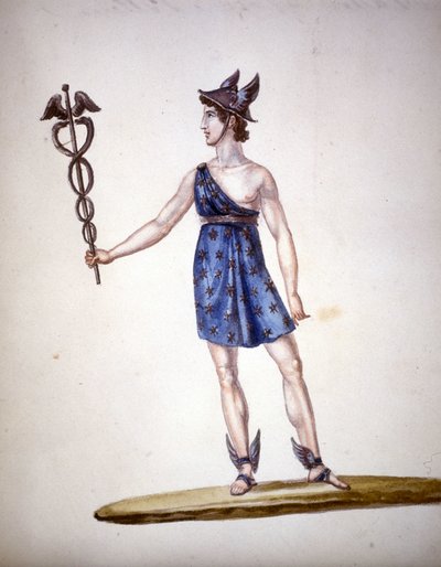 The Roman God Mercury or Hermes among the Greeks by Unknown artist