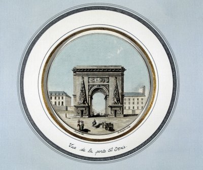 View of the St Denis Door by Unknown artist