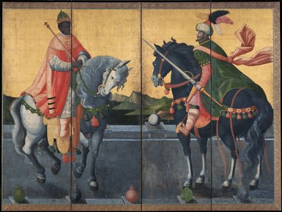Western Kings on Horseback by Unknown artist