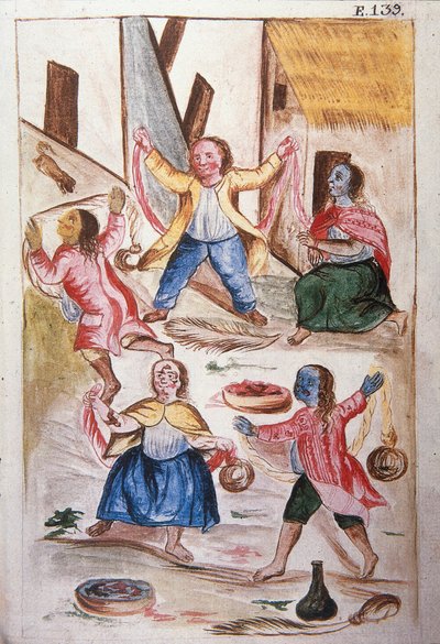 Young Indians Dancing During the Carnival, from the Book 