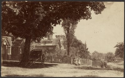 Street Scene with Cart and Children by Unknown artist/maker