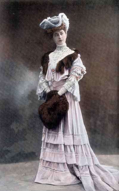 French Comedian Gabrielle Dorziat (1880-1979) Photo by Reutlinger from French Paper 