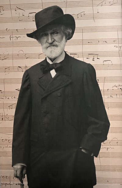 Portrait of Giuseppe Verdi by Unknown photographer