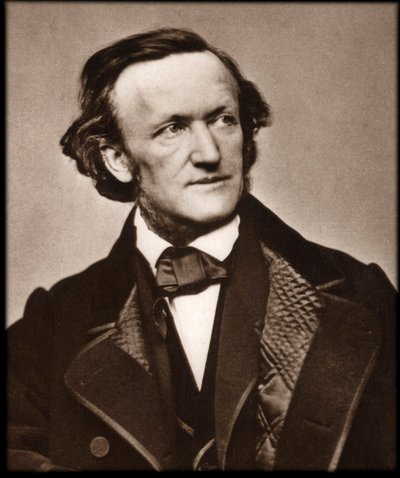 Portrait of composer Richard Wagner - Portrait of Richard Wagner, German composer by Unknown photographer