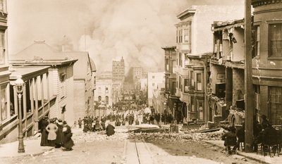 San Francisco Earthquake and Fire by Unknown photographer