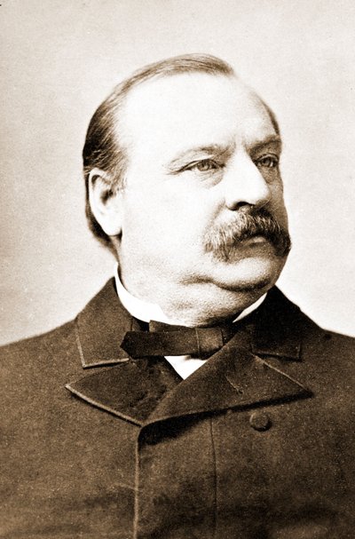 Stephen Grover Cleveland (1837-1908), President of the United States. by Unknown photographer