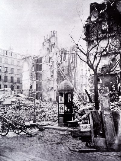 The great works of Paris: the corner of Rue Royal and Rue du Faubourg Saint-Antoine by Unknown photographer