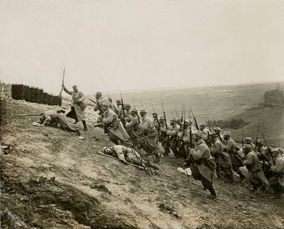 War of 14-18 (1914-1918) - Propaganda - Photographic Stereoscopic Glass Plate LSU (L.S.U. La Stereoscopie Universelle) Edited in 1914: Removal of the Great Spur of Notre-Dame de Lorette (Commune of Ablain-Saint-Nazaire - Ablain Saint Nazaire, Pas-de-Calais by Unknown photographer