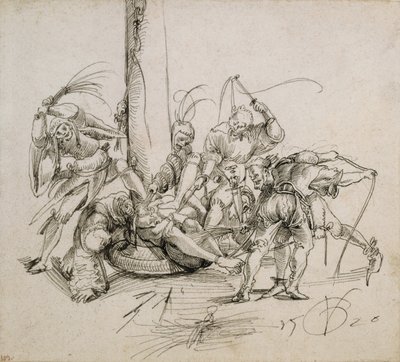 Scourging of Christ by Urs (1485-1528) Graf