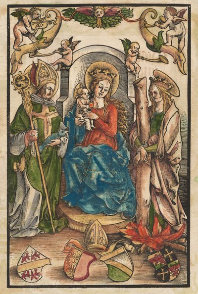The Madonna with Saint Ulrich and Saint Afra, c. 1511 by Urs Graf