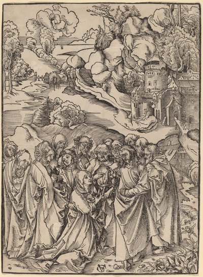 Christ and the Apostles and the Holy Women by Urs Graf I