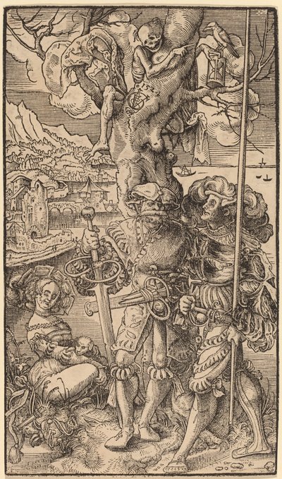 Two Mercenaries and a Woman by Urs Graf I