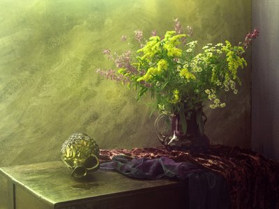 Autumn Floral Still Life by UstinaGreen