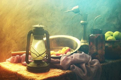 Rustic Lantern Still Life by UstinaGreen