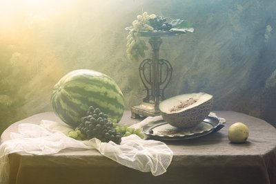 Vintage Fruit Still Life by UstinaGreen