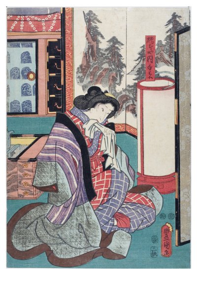Shiraito from the Hashimotoya by Utagawa (1786-1865) Kunisada