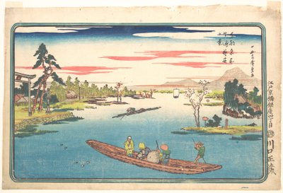 A View of Late Spring at Masaki by Utagawa Hiroshige