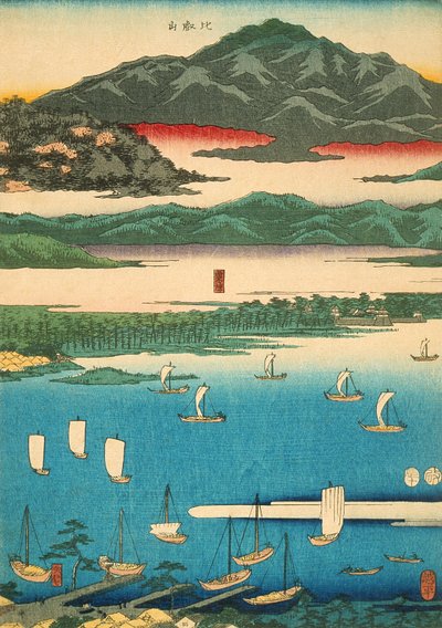 Eight Views of Ōmi by Utagawa Hiroshige