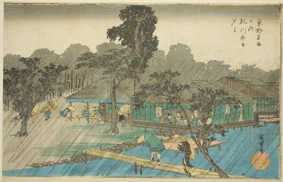 Evening Shower at the Bank of Tadasu River, from the series 