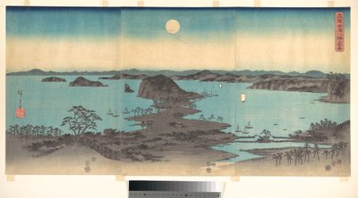 Full Moon at Kanazawa, Province of Musashi by Utagawa Hiroshige