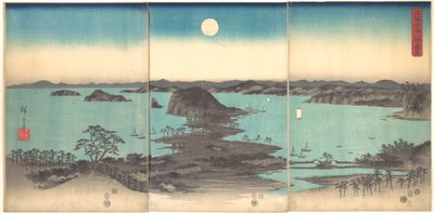 Full Moon at Kanazawa, Province of Musashi by Utagawa Hiroshige