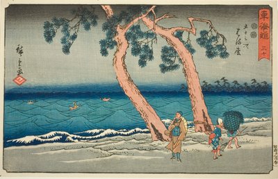 Hamamatsu—No. 30, from the series Fifty-three Stations of the Tokaido, also known as the Reisho Tokaido by Utagawa Hiroshige