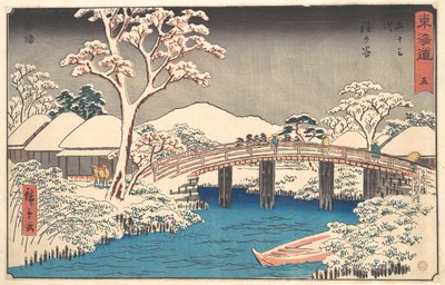 Hodogaya by Utagawa Hiroshige