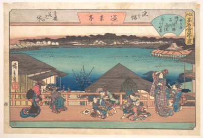 Ikeno Mata (Horai-ya) by Utagawa Hiroshige