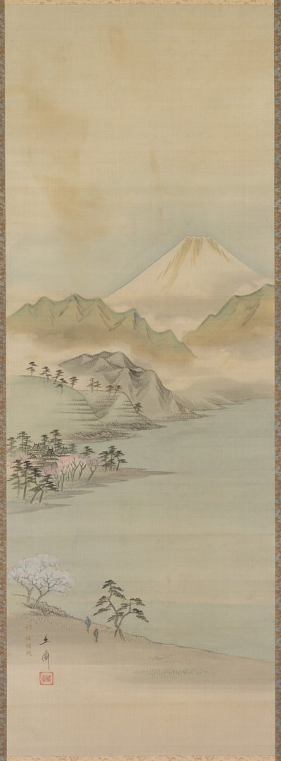 Lake Suwa by Utagawa Hiroshige