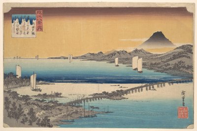 Long Bridge of Seta by Utagawa Hiroshige