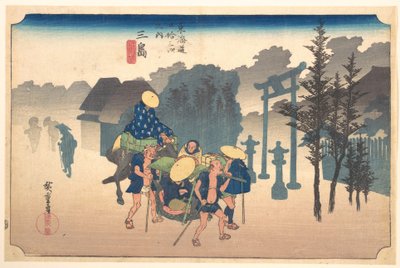 Morning Mist by Utagawa Hiroshige
