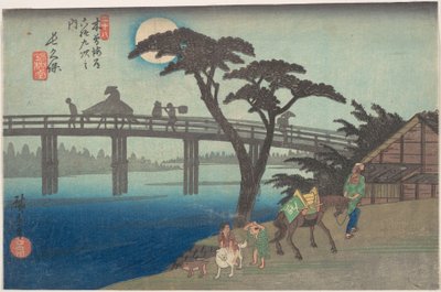 Nagakubo, Station No. 28 by Utagawa Hiroshige