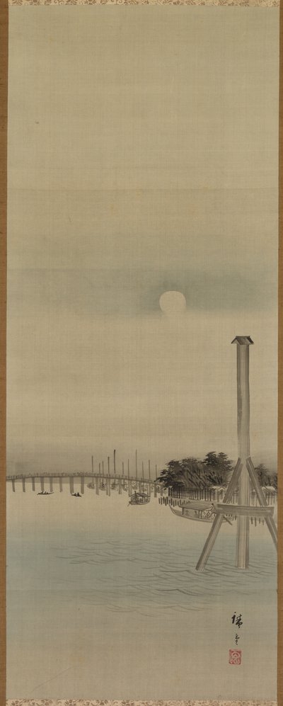 Night Scene on the Sumida River by Utagawa Hiroshige