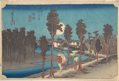 Numazu at Dusk by Utagawa Hiroshige