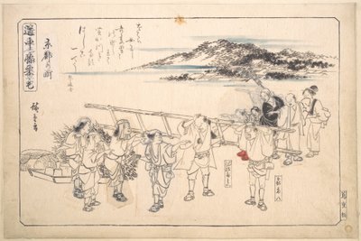 Street in Kyoto by Utagawa Hiroshige