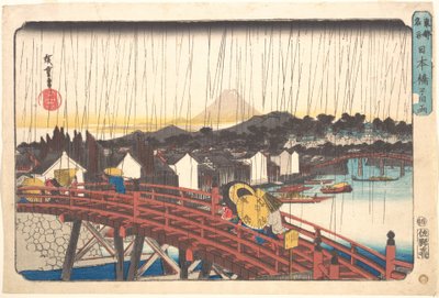 Sunshower at Nihonbashi by Utagawa Hiroshige