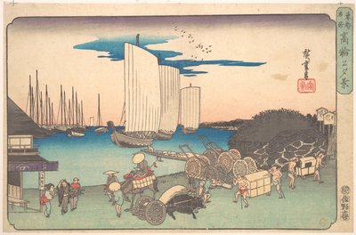 Evening View of Takanawa by Utagawa Hiroshige