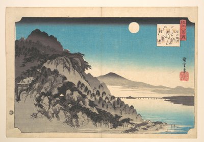 The Autumn Full Moon at Ishiyama by Utagawa Hiroshige