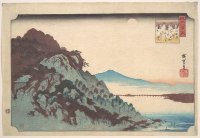 The Autumn Moon at Ishiyama on Lake Biwa by Utagawa Hiroshige