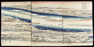 The Sumida River in Snow by Utagawa Hiroshige